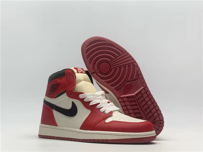 Women's Running Weapon Air Jordan 1 Red/Cream Shoes 0246 Women's Running Weapon Air Jordan 1 Red/Cream Shoes 0246